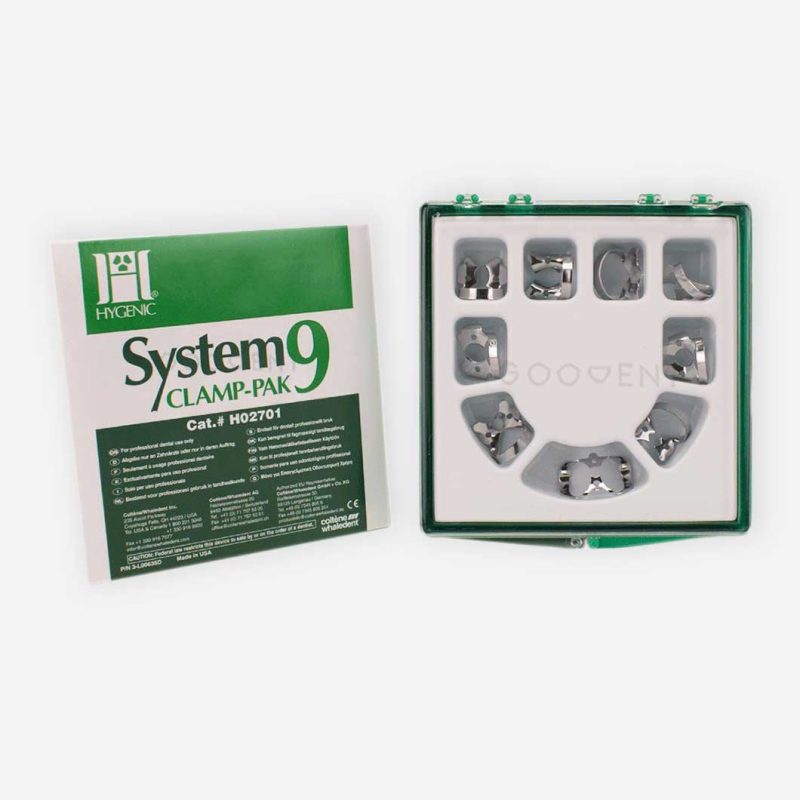 ست کلمپ سیستم 9 عددی کلتن / Coltene Hygenic System9 Winged Clamp Pack